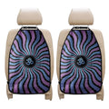 Psychedelic Om Print Car Seat Organizers