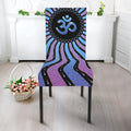 Psychedelic Om Print Dining Chair Slipcover
