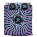 Psychedelic Om Print Duvet Cover Bedding Set