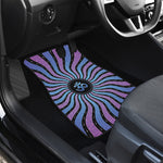 Psychedelic Om Print Front Car Floor Mats