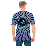 Psychedelic Om Print Men's T-Shirt