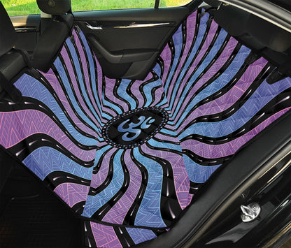 Psychedelic Om Print Pet Car Back Seat Cover