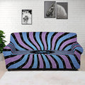 Psychedelic Om Print Sofa Cover