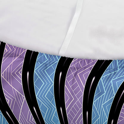 Psychedelic Om Print Sofa Cover