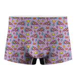 Psychedelic Pizza Pattern Print Men's Boxer Briefs
