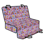 Psychedelic Pizza Pattern Print Pet Car Back Seat Cover