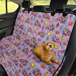 Psychedelic Pizza Pattern Print Pet Car Back Seat Cover
