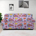 Psychedelic Pizza Pattern Print Sofa Cover