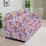 Psychedelic Pizza Pattern Print Sofa Cover