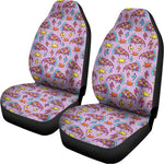 Psychedelic Pizza Pattern Print Universal Fit Car Seat Covers