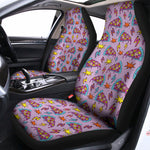 Psychedelic Pizza Pattern Print Universal Fit Car Seat Covers