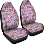 Psychedelic Pizza Pattern Print Universal Fit Car Seat Covers