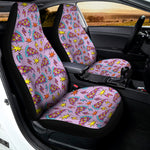 Psychedelic Pizza Pattern Print Universal Fit Car Seat Covers