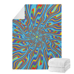 Psychedelic Print Blanket