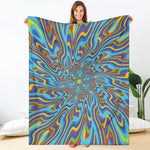 Psychedelic Print Blanket