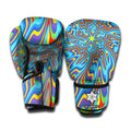 Psychedelic Print Boxing Gloves