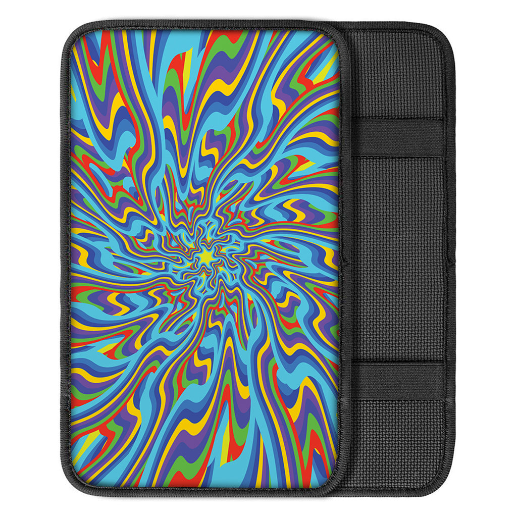 Psychedelic Print Car Center Console Cover