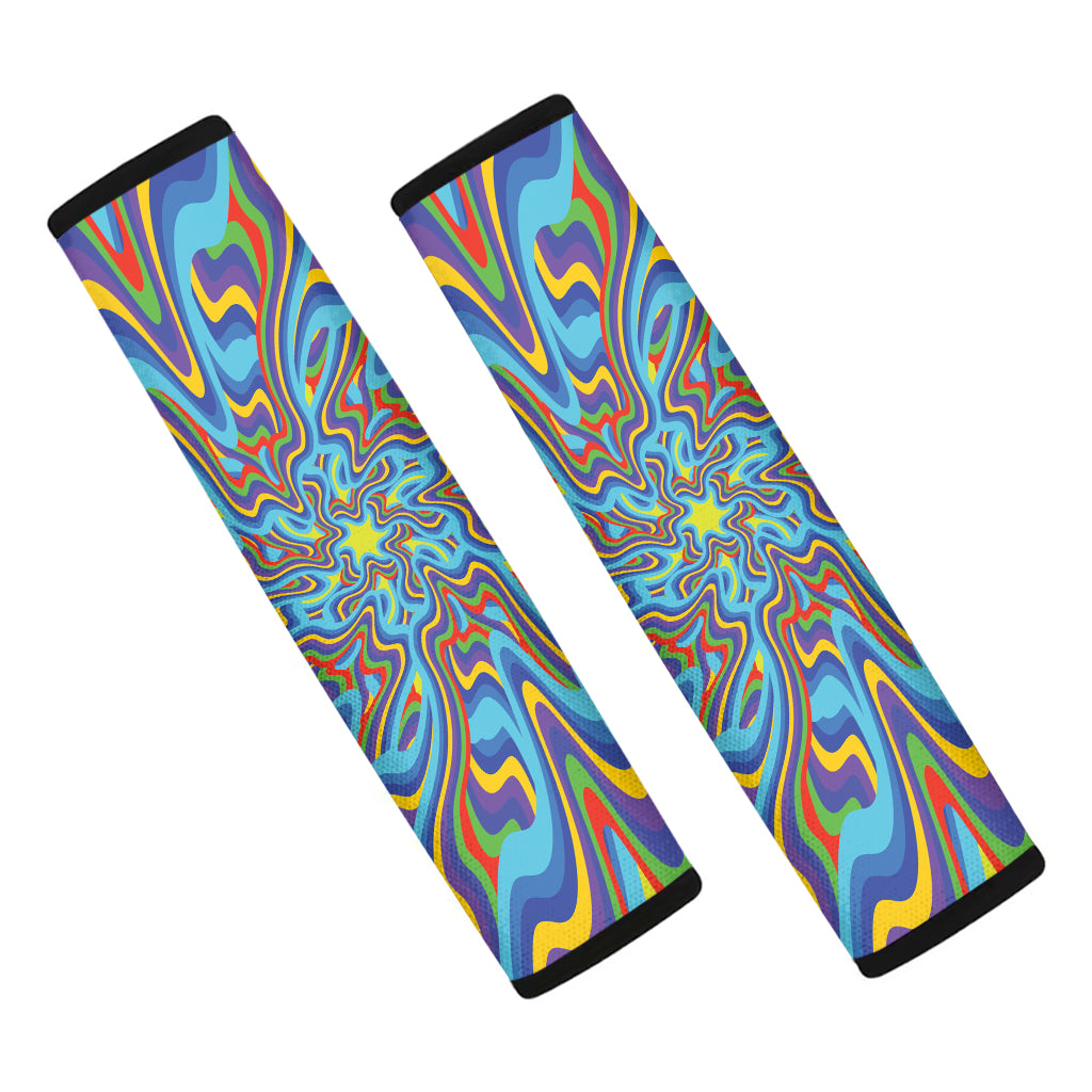 Psychedelic Print Car Seat Belt Covers