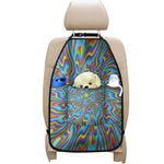Psychedelic Print Car Seat Organizers