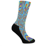 Psychedelic Print Crew Socks