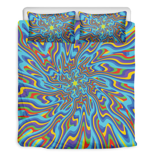 Psychedelic Print Duvet Cover Bedding Set