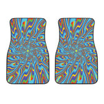 Psychedelic Print Front Car Floor Mats