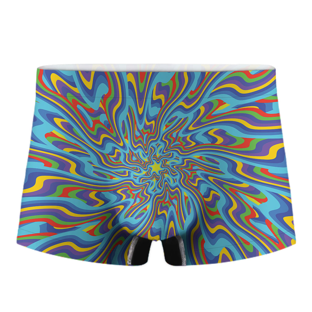 Psychedelic Print Men's Boxer Briefs
