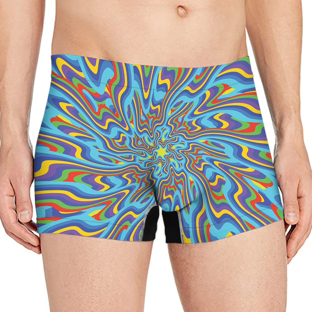 Psychedelic Print Men's Boxer Briefs