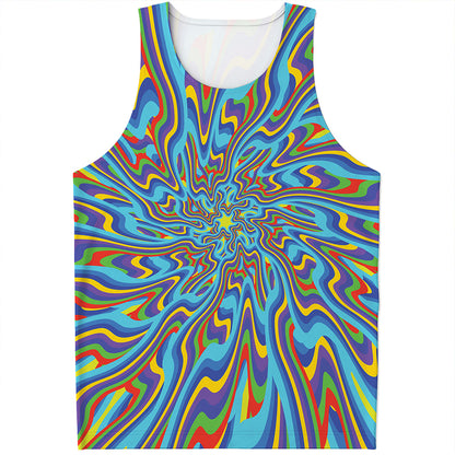 Psychedelic Print Men's Tank Top