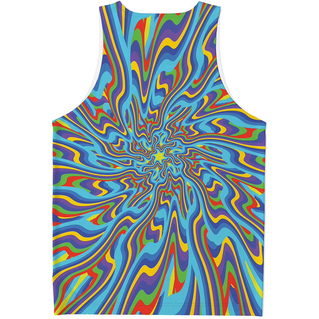 Psychedelic Print Men's Tank Top