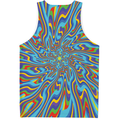 Psychedelic Print Men's Tank Top