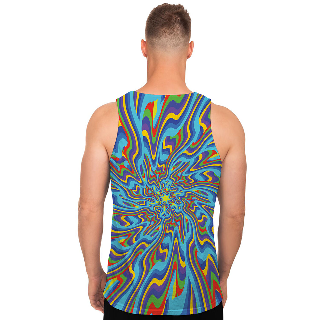 Psychedelic Print Men's Tank Top