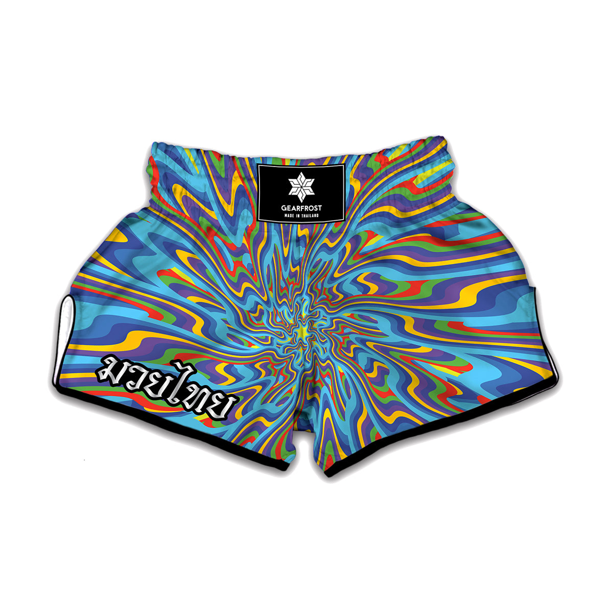 Psychedelic Print Muay Thai Boxing Shorts