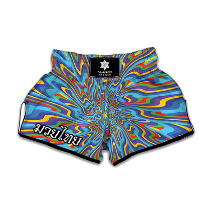Psychedelic Print Muay Thai Boxing Shorts