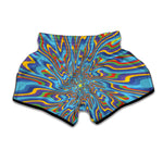 Psychedelic Print Muay Thai Boxing Shorts