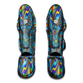 Psychedelic Print Muay Thai Shin Guards