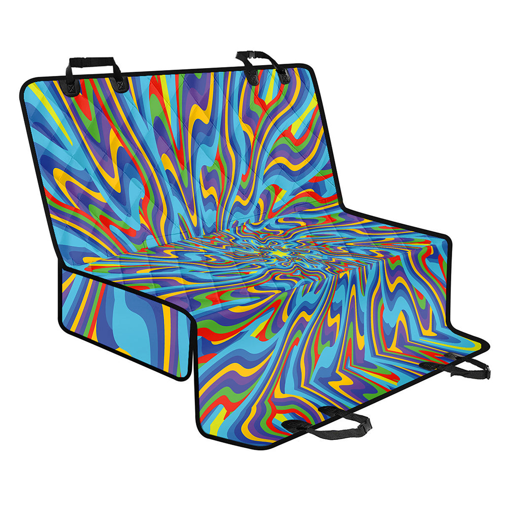 Psychedelic Print Pet Car Back Seat Cover