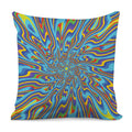 Psychedelic Print Pillow Cover