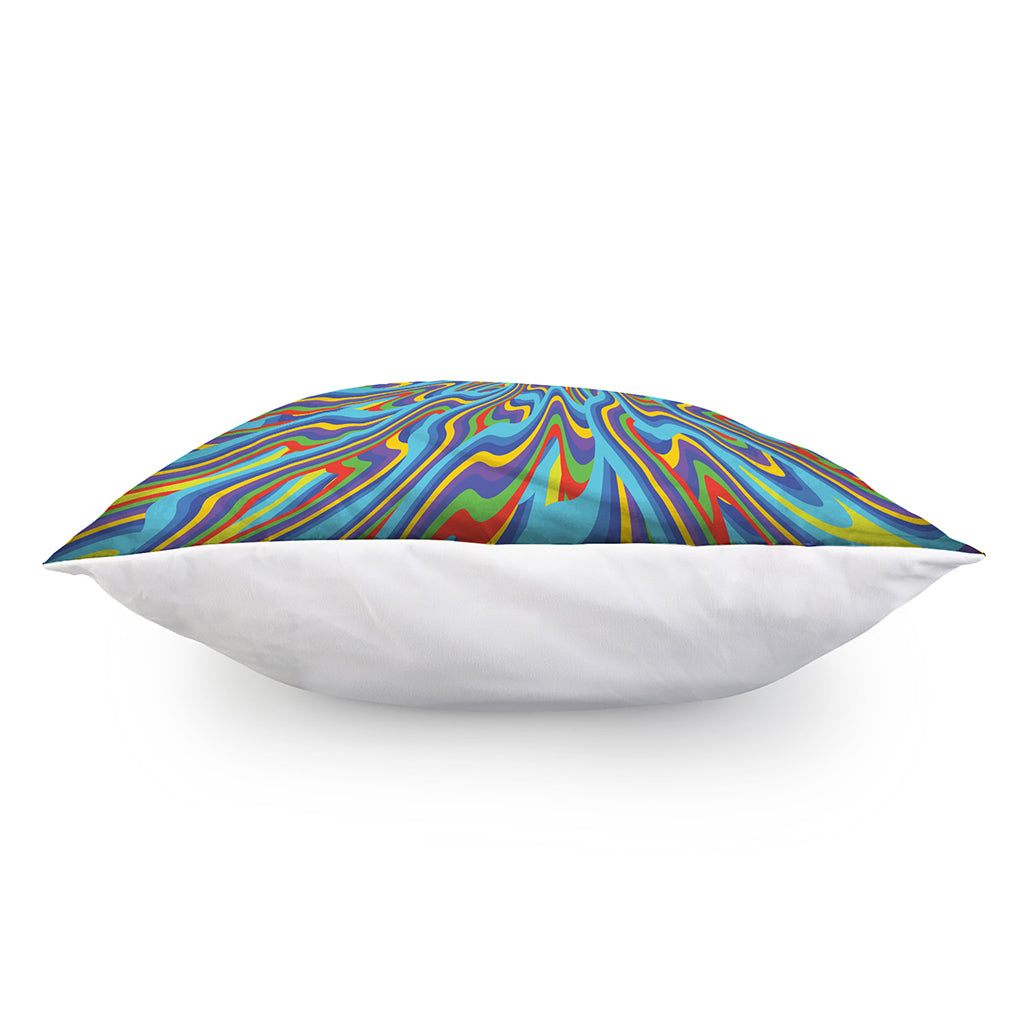 Psychedelic Print Pillow Cover