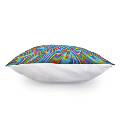 Psychedelic Print Pillow Cover