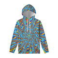 Psychedelic Print Pullover Hoodie