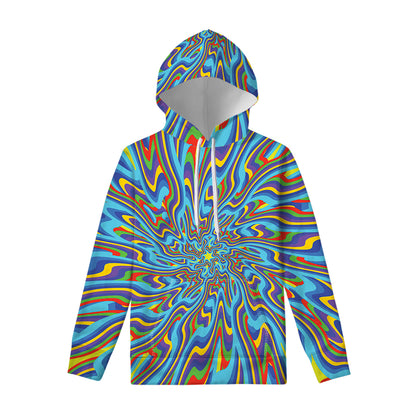 Psychedelic Print Pullover Hoodie