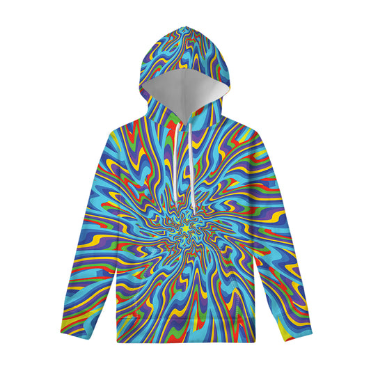 Psychedelic Print Pullover Hoodie