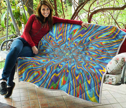 Psychedelic Print Quilt