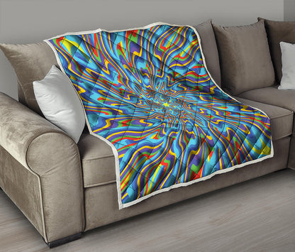 Psychedelic Print Quilt