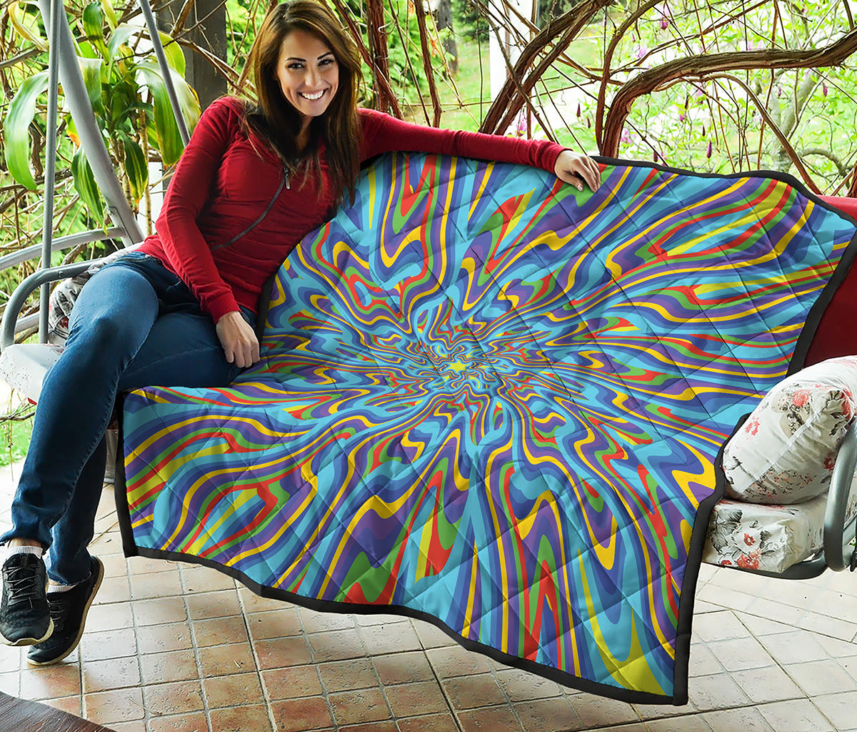 Psychedelic Print Quilt