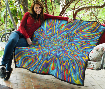 Psychedelic Print Quilt