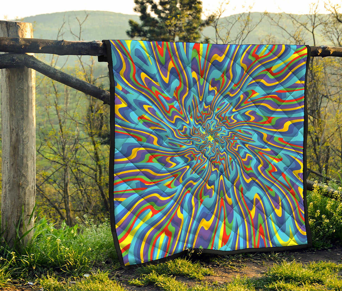 Psychedelic Print Quilt