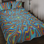 Psychedelic Print Quilt Bed Set