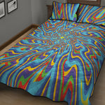 Psychedelic Print Quilt Bed Set